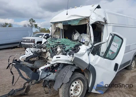 2018 Ram Promaster 2500 High Roof 159 Wb z USA, uszkodzony, nr VIN 3C6TRVDGXJE107855